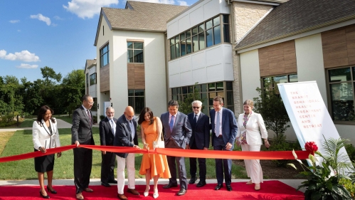 Brandt Center ribbon-cutting ceremony