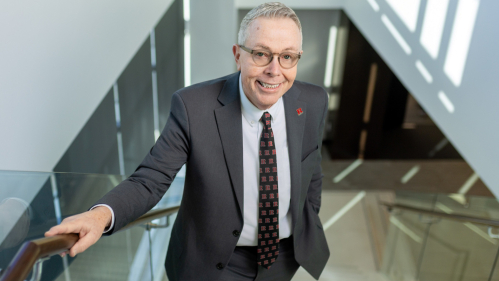 James H. Rhodes CCAS’94 served as Camden County’s deputy county administrator and is now vice president and executive director at PERMA Risk Management. Photo by John O’Boyle.