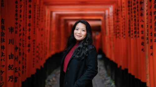 Jane Liang SAS’16 visited Fushimi Inari Taisha, Japan, in 2024.
