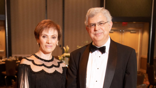 M. Maral Mouradian, left, and Suhayl Dhib-Jalbut are internationally recognized physician scientists for their work in Parkinson’s disease and multiple sclerosis, respectively, who joined Rutgers in 2003.