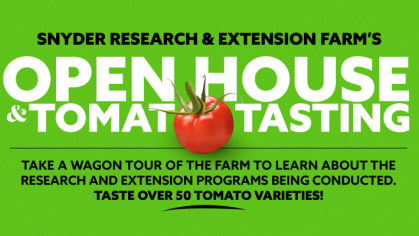 Snyder Research Farm Open House & Tomato Tasting 2026