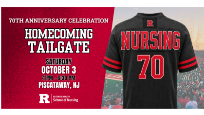 School of Nursing 70th Anniversary Homecoming Tailgate