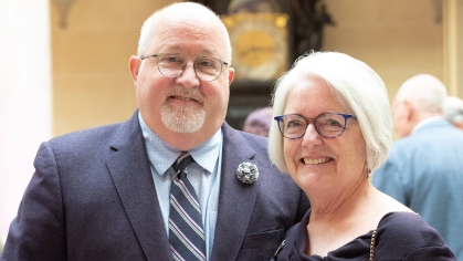 Rutgers alumni Donald and Ellen Clark 