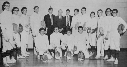 Rutgers Fencing team in 1966