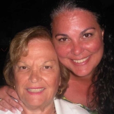 Rosalia Dattolo and her daughter Nina Amello in 2012
