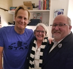 Clark with Jeff Daniels