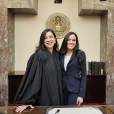 Judge Salas and Starr Vega