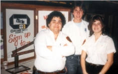 Goldstone served on the first aid squad at Rutgers then later became a paramedic.