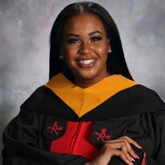 Ahjoni Wilson RBS ’21 is grateful for receiving the Felicetti Scholarship.