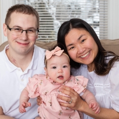 Dayle, Daphne, and Mae in March 2024