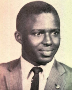 Hill's senior yearbook portrait