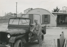 Kalmus after being promoted to hospital corpsman at Camp Koza, Okinawa, Japan in 1961