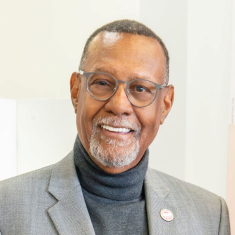 Richard Roper NCAS'68 at the Rutgers–Newark 80th anniversary celebration