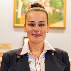 Paula Pinto finished her degree with the aid of a scholarship funded by Fishman.
