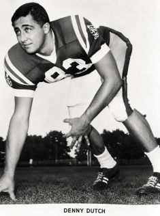 Denny Dutch, #83 for the Scarlet Knights for four years