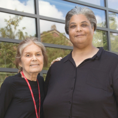 Steinem with Roxane Gay, who held the chair from 2022–2026.
