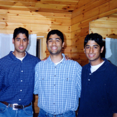 Left to right, the Shastri brothers, Neil, Umang and Jay.