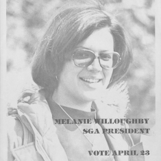Willoughby's campaign poster for president